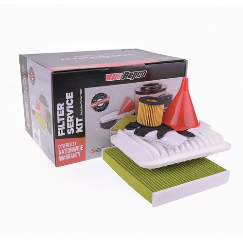 REPCO Passenger Filter Service Kit with Cabin Filter w/o Fuel Filter - RFSK0010C