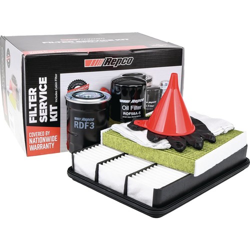 REPCO 4WD Filter Service Kit with Cabin Filter - RFSK133C Cabin Pollen Filter