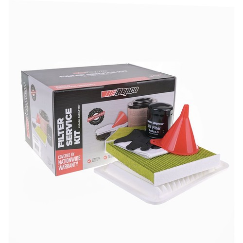 REPCO Passenger Filter Service Kit with Cabin Filter w/o Fuel Filter - RFSK0013C