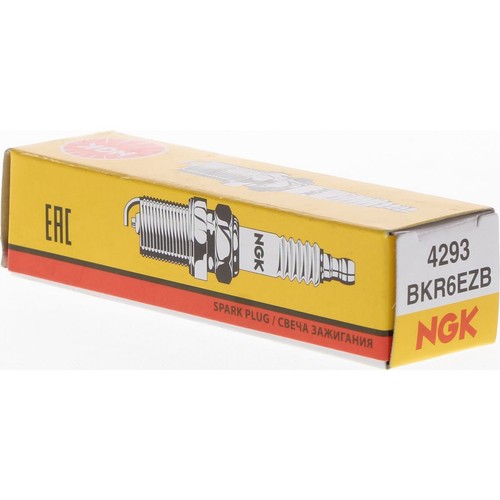 NGK STD V-Groove Resistor Spark Plug - BKR6EZB Ignition Service Auto Part