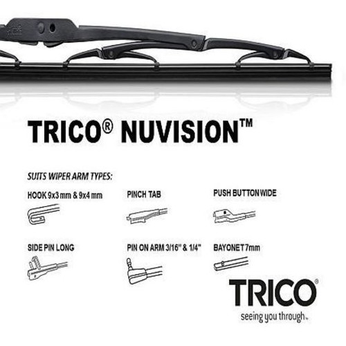 Trico Nuvision Wiper Blade Refill Plastic 710mm (28 inch) - NVW710-10 Auto Part
