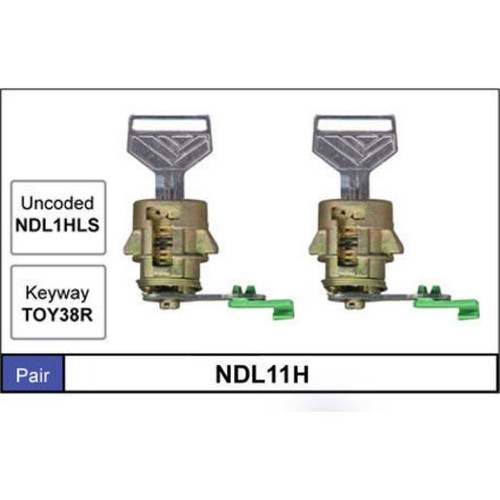 Nice Products Door Lock Pair - NDL11H Door Hardware