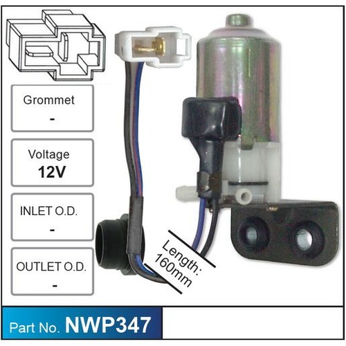 Nice Products Windscreen Washer Pump - NWP347 Hardware