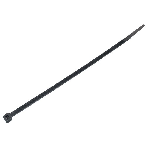 OEX Black Nylon Cable Ties - 2.5mm x 200mm - 100 Pc - ACX1331 Car Wiring Adapter
