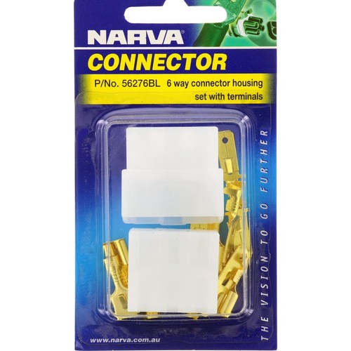 Narva Q.C Connector 6 Pole 1 Kit - 56276BL Car Wiring Adapter Auto Part