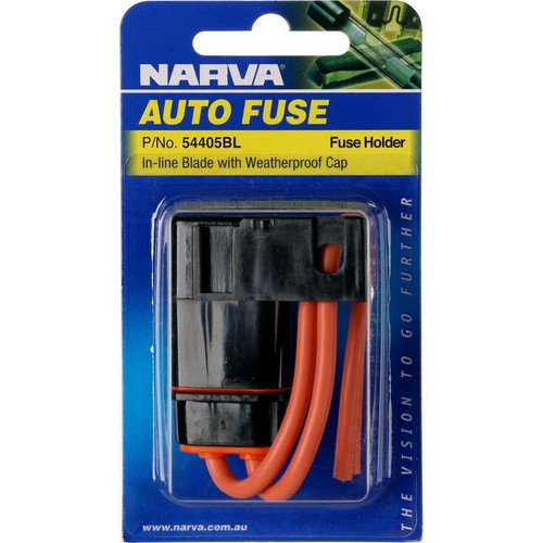 Narva In Line Waterproof Standard Blade Fuse Holder 30A 1 Pce - 54405BL Adapter