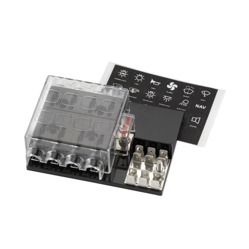Narva Fuse Box Standard Blade 8 Way 25A 1 Pce - 54442 Car Wiring Adapter