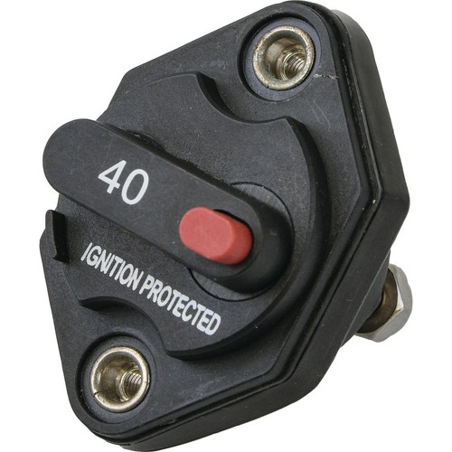 OEX Mini Flush Mount Manual Reset Circuit Breaker 40A - 1 piece - ACX2072 Auto