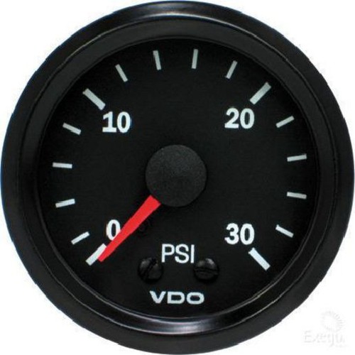 VDO Boost Gauge 52mm (0 - 30 PSI) - 150077011 Auto