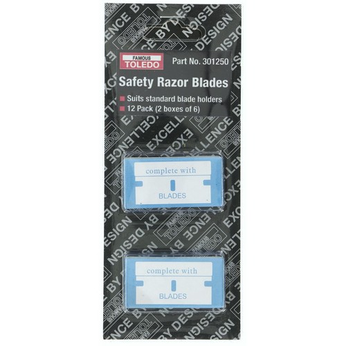 Toledo Safety Razor Blades 12 Pack - 301250 Auto Part