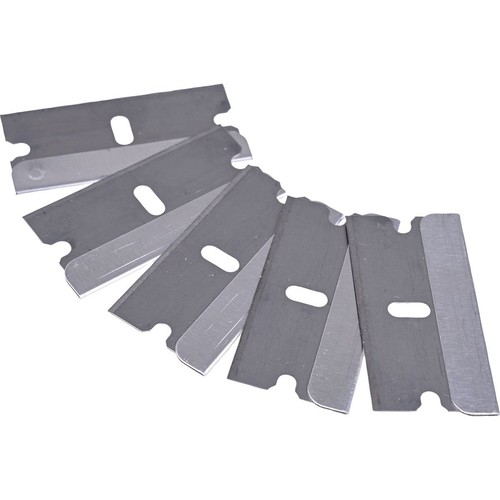 Mechpro Blue Scraper Blades Single Edge 5pc - MPBUKSB Workshop Tool