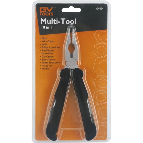 GV Tools 10-in-1 Multi Tool - GV024 Auto Part Workshop Tool