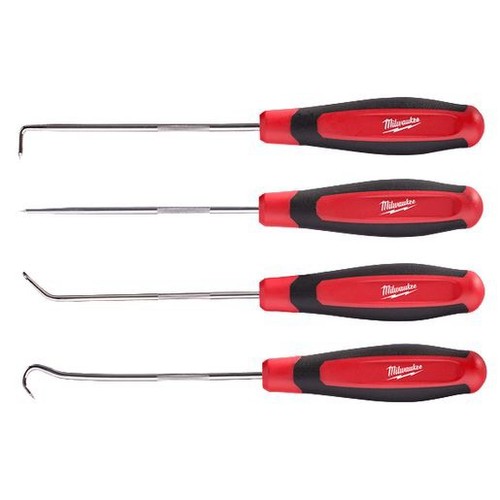 Milwaukee 4pc Hook and Pick Set - 48229215 Workshop Tool