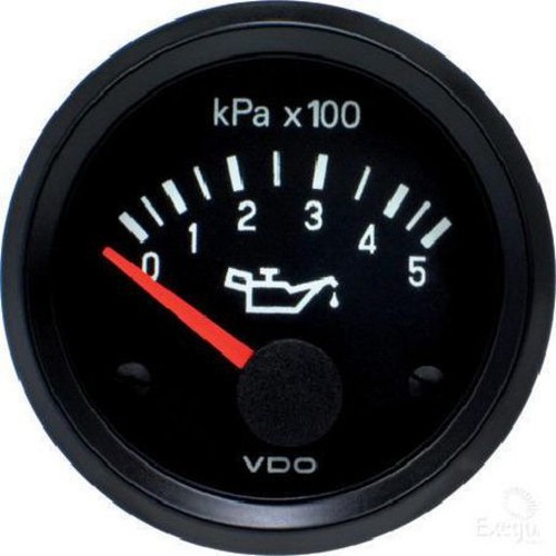 VDO Pressure Gauge Electric 12V (0 - 500 kpa) - 350010016 Auto