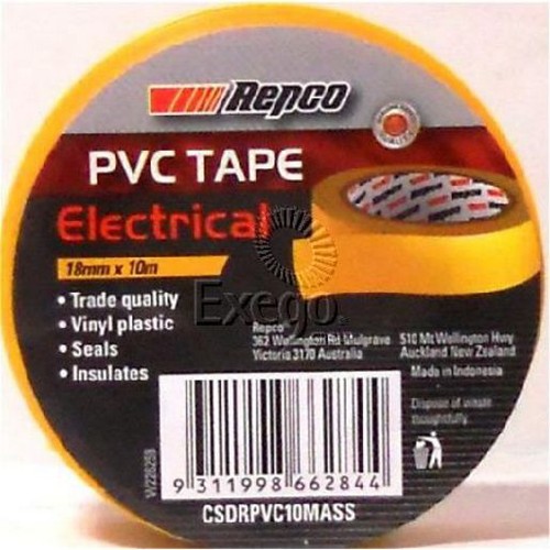 Repco PVC Tape 18mm x 10m - CSDRPVC10MASS Auto Part