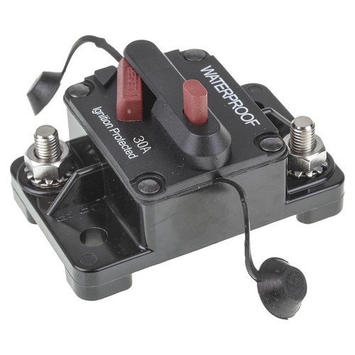 OEX Circuit Breaker Manual Reset 30A 1 Pce - ACX1842 Car Wiring Adapter