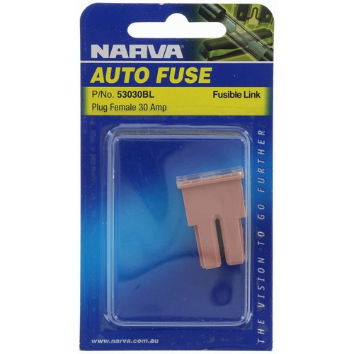 Narva Fusible Link Female 30A Pink 1 Pce - 53030BL Car Wiring Adapter Auto Part