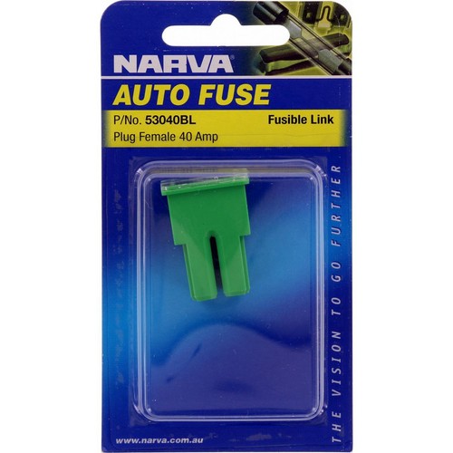 Narva Fusible Link Female 40A Green 1 Pce - 53040BL Car Wiring Adapter Auto Part