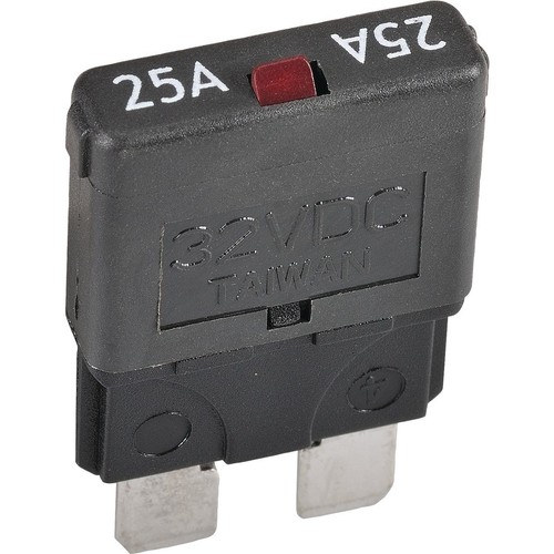 OEX Circuit Breaker Manual Reset 25A 1 Pce - ACX1923BL Car Wiring Adapter