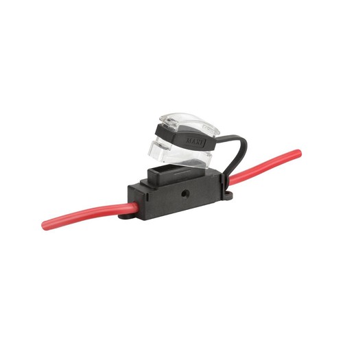 Narva In Line Fuse Holder Maxi Blade 1 Way 80A 1 Pce - 54413 Car Wiring Adapter