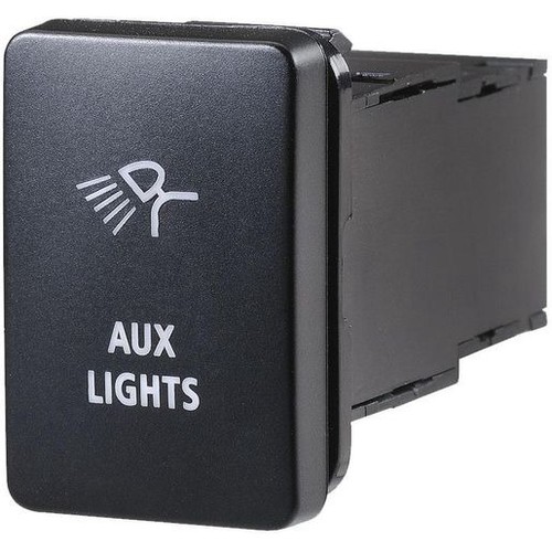 Narva Style Sealed Push Switch Off/On SPDT 12V Blue LED Illuminated Aux Lights S