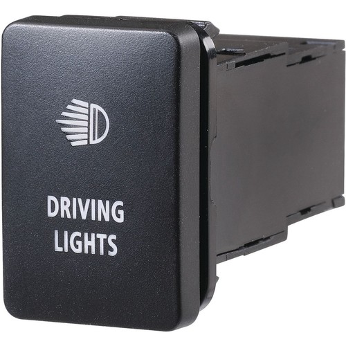 Narva OE Style Sealed Push Switch Off/On SPDT 12V Blue LED Illuminated Driving L