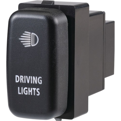 Narva Mitsubishi Style Sealed Push Switch Off/On SPDT 12V Blue LED Illuminated D