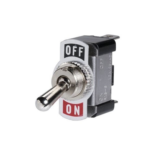 Narva Metal Toggle Switch Off/On SPST (Contacts Rated 20A at 12V) - 60060BL Auto