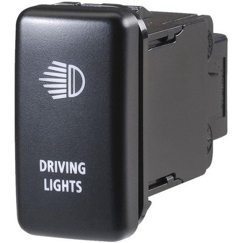 Narva Style Sealed Push Switch Off/On SPDT 12V Blue LED Illuminated Driving Ligh
