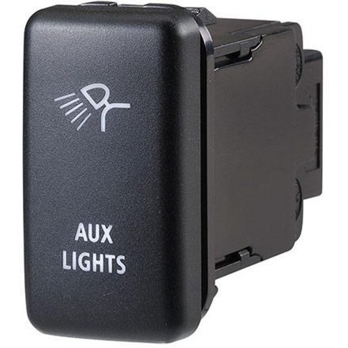 Narva Sealed Push Switch Off/On SPDT 12V Blue LED Illuminated Aux Lights Symbol