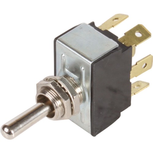 OEX Toggle Switch On/Off/On DPDT (Contacts Rated 25A @ 12V) - ACX3882BL Adapter
