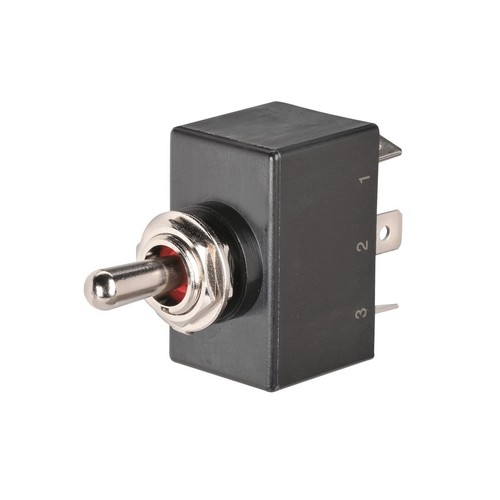 Narva Waterproof Heavy Duty Toggle Switch Momentary On/Off/Momentary On DPDT (Co