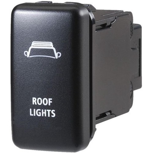 Narva Sealed Push Switch Off/On SPDT 12V Blue LED Illuminated Roof Lights Symbol