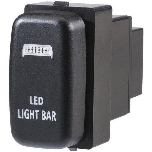 Narva Mitsubishi Style Sealed Push Switch Off/On SPDT 12V Blue LED Illuminated L