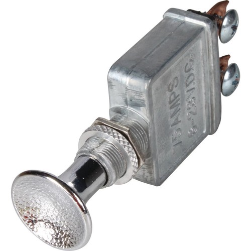 OEX Push/Pull Switch On/Off SPST (Contacts Rated 75A @ 12V) - ACX3644BL Adapter
