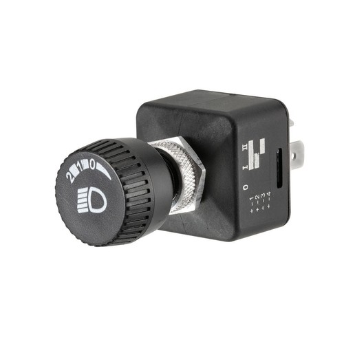 Narva Rotary Headlamp Switch Off/On/On SPDT (Contacts Rated 20A @ 12V) - 63216BL