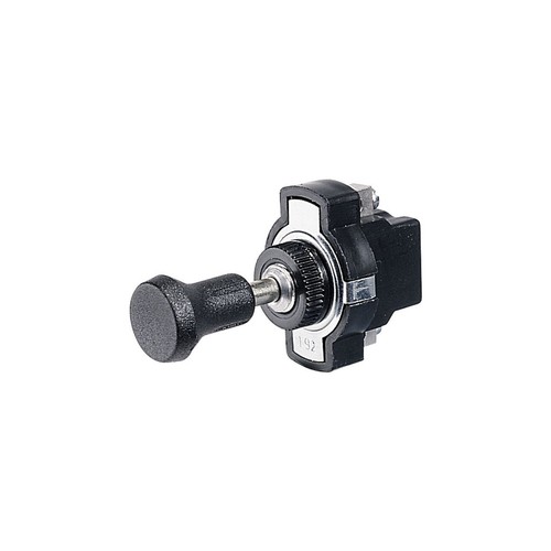 Narva Push/Pull Switch Off/On SPST (Contacts Rated 16A @ 12V) - 60023BL Adapter