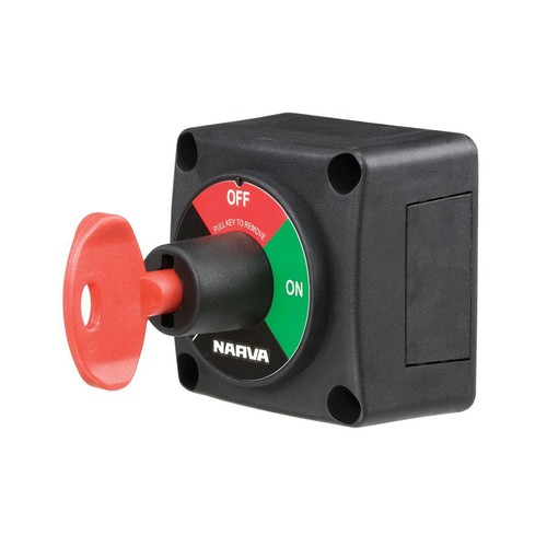 Narva Battery Master Switch With Removable Key (Contacts Rated 300A @ 12V) - 610