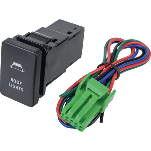Drivetech 4x4 OE Style Push Button Switch Roof Lights, Suits Toyota and Mitsubis