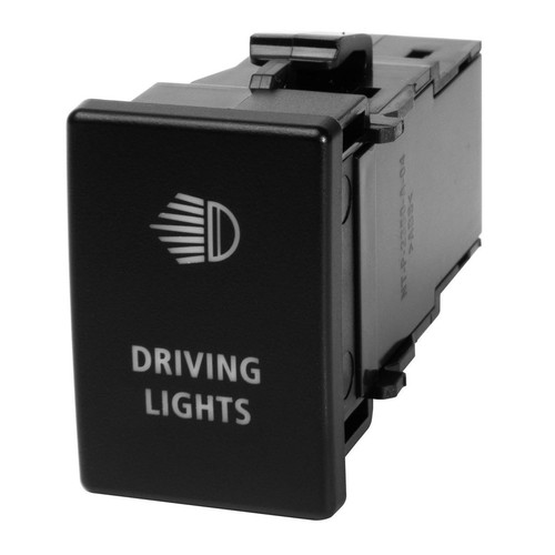 Narva OE Style Push Button Switch - Driving Lights Symbol, 12V, Blue Illuminatio