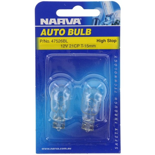 Narva Wedge W2x15d Globe 12V 16W - 47526BL Car Wiring Adapter Car Lighting
