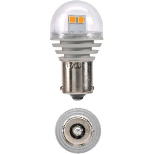 Narva LED Globe 24V 1800K Amber 310Lm Bau15S - 18332BL Car Wiring Adapter