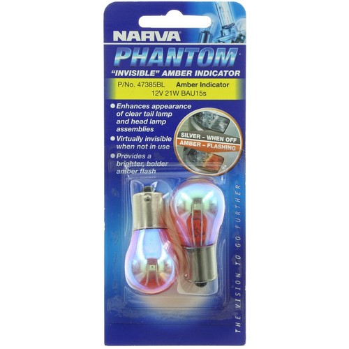 Narva Bayonet BAU15s Globe 12V 21W - 47385BL Car Wiring Adapter Car Lighting