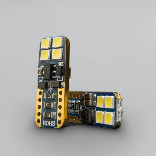 Stedi T10 W5W Wedge LED Bulbs Pair - LEDCONV-T10-8SMD Car Wiring Adapter