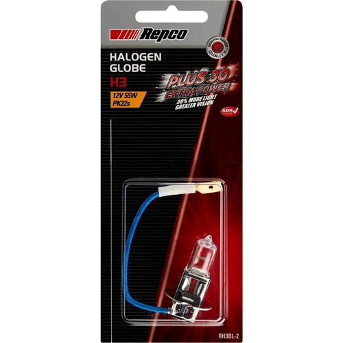 Repco H3 Globe Performance Plus 30 55W Pk22S Bl - RH3BL-2 Car Wiring Adapter