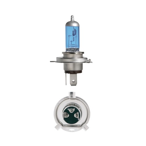 Narva H4 Headlight Bulb P43T 38 Intense Blue 12V 60/55W 2 Pce - 48472BL2 Adapter