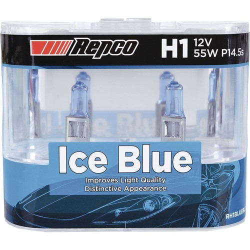 Repco H1 Globe 12V 55W Blue Bl - RH1BLUEBL2 Car Wiring Adapter Car Lighting