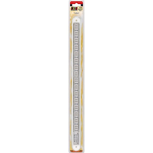LED Autolamps 12V Reverse Strip Lamp 18 Sqaure LEDs Recessed Mount With 40cm Har