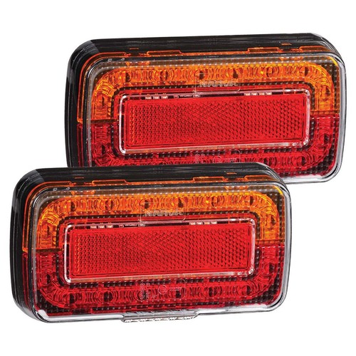 Narva LED Stop/Tail/Indicator W/Licence Plate Lamp 12V - 93730BL2 Car Lighting