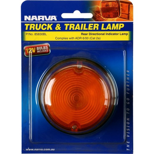 Narva Rear Indicator Lamp Incandescent Surface Mount - 85830BL Car Wiring